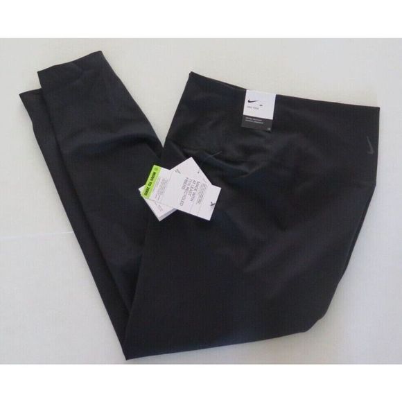 Nike Yoga CU5293-010 Women's Sz 2XL Black High Rise 7/8 Training Tights $60 - Picture 7 of 8